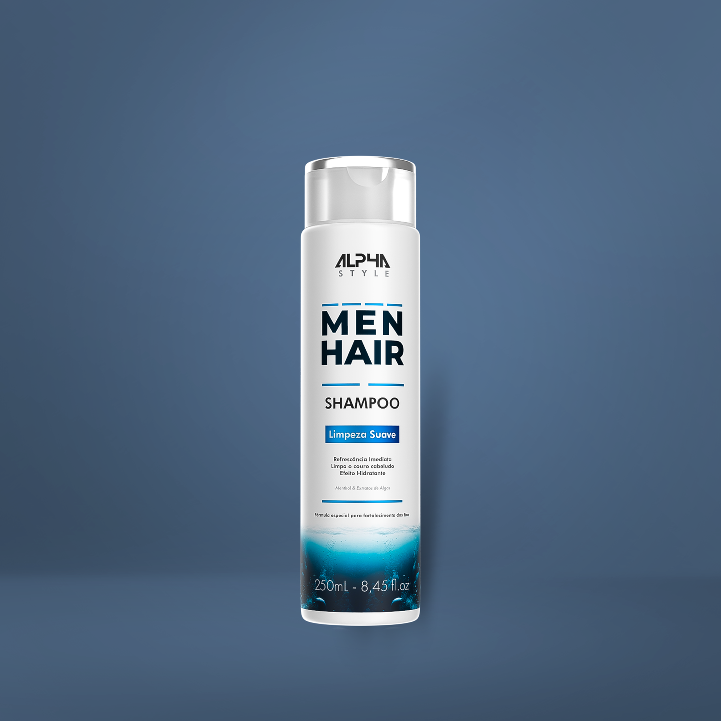 AlphaClean – Shampoo Limpeza Suave 250ml – Força e Estilo Todos os Dias