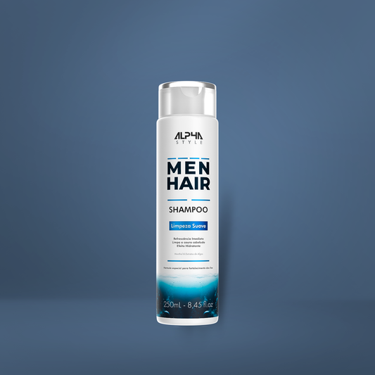 AlphaClean – Shampoo Limpeza Suave 250ml – Força e Estilo Todos os Dias